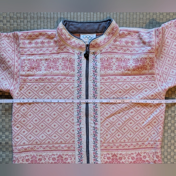 DALE OF NORWAY x Olympics Women's Cardigan Sweater Jacket Size M Made in Norway - Picture 8 of 9